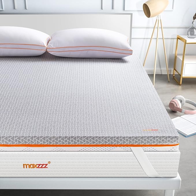 Maxzzz Copper Memory Foam Mattress Topper